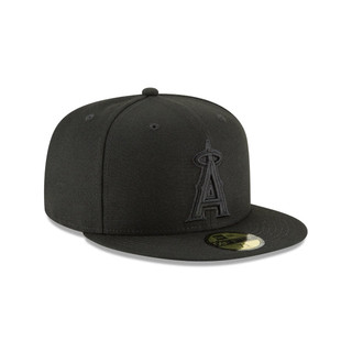 Mlb Los Angeles Angels Blackout Basic 59F.IF.TY Mũ được trang bị E.ra C.ap Mũ bóng chày rộng vành không điều chỉnh