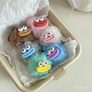 [Móc khóa] Móc khóa Pom-Pom miệng dễ thương và hài hước, mặt dây chuyền miệng xúc xích dễ thương, cặp đôi, bạn bè thân thiết, mặt dây chuyền túi học sinh 3LTP