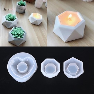 Julyhot Cây Chậu Hoa Khuôn Silicon Nhựa Dính DIY Nến Khuôn Dụng Cụ Trang Sức Massivedeals