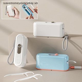 [Savemoneyeveryday] Hộp đựng bóng tự động Hộp đựng bóng có thể phun ra Chăm sóc răng miệng Hộp đựng bóng dùng một lần [vn]
