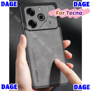 Vỏ da cừu sang trọng cho Tecno Pova 6Pro 5G/6 Pro/NEO 2024, bảo vệ camera, chống sốc, thời trang