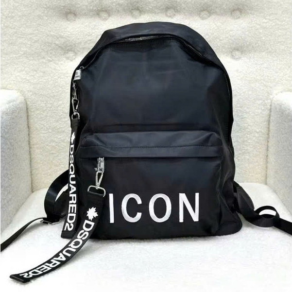 Balo I Con Mix Dây Khóa DSQ KCloset Cặp Sách Đựng Laptop Sách Vở Chất Dù Chống Nước NA752
