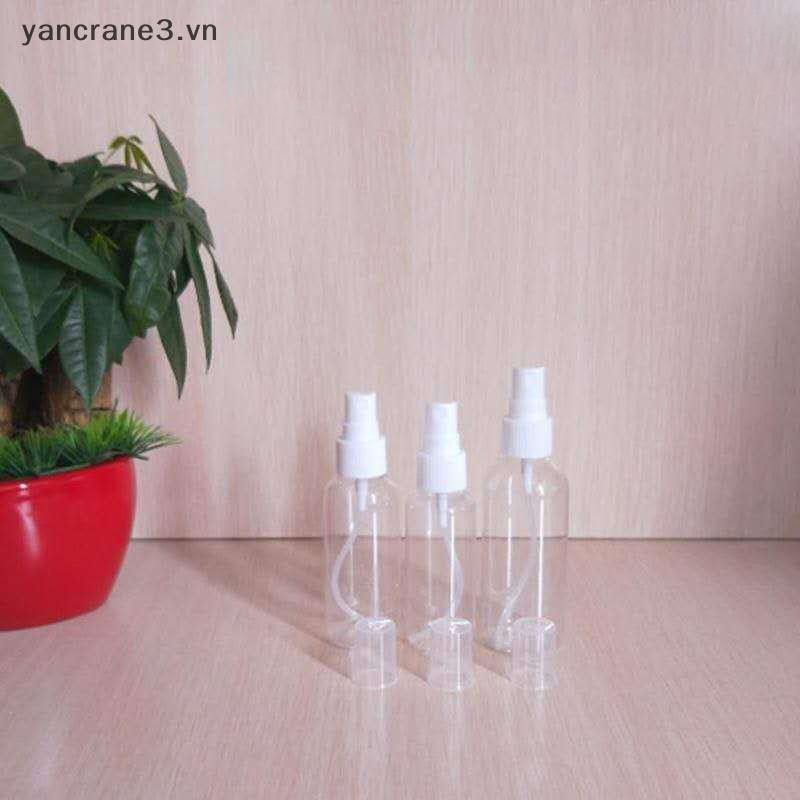 {YAN3} Chai đựng nước hoa trong suốt du lịch Chai nước hoa bằng nhựa trong suốt Chai nhỏ 10 / 50 / 100 / 150 / 200 / 250 / 300 / 500ml {yancrane3.vn}