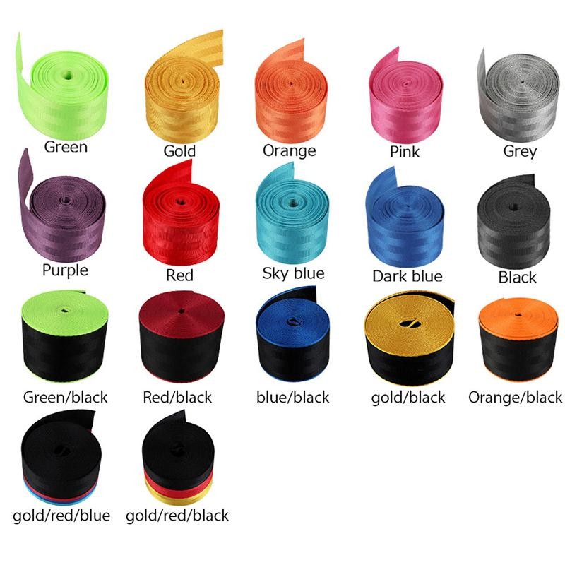 Dây đai an toàn ô tô TMOY Webbing Polyester Seat Lap Dây đeo an toàn Nylon có thể thu vào TCS