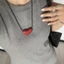 Treeling Phong cách thanh lịch Mặt dây chuyền trái tim tình yêu Vòng cổ Choker quyến rũ có thể điều chỉnh màu sắc rực rỡ để sử dụng hàng ngày Wea thông thường