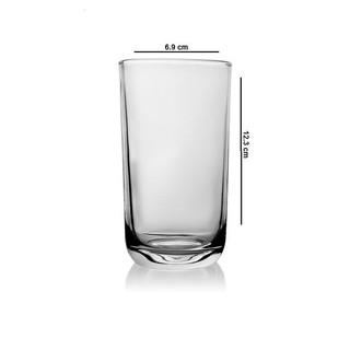 Bộ 6 Ly Thủy Tinh Bầu Cao PCD21001 280ML, Chất Liệu Thủy Tinh Trong Suốt, Thiết Kế Đơn Giản - HHome
