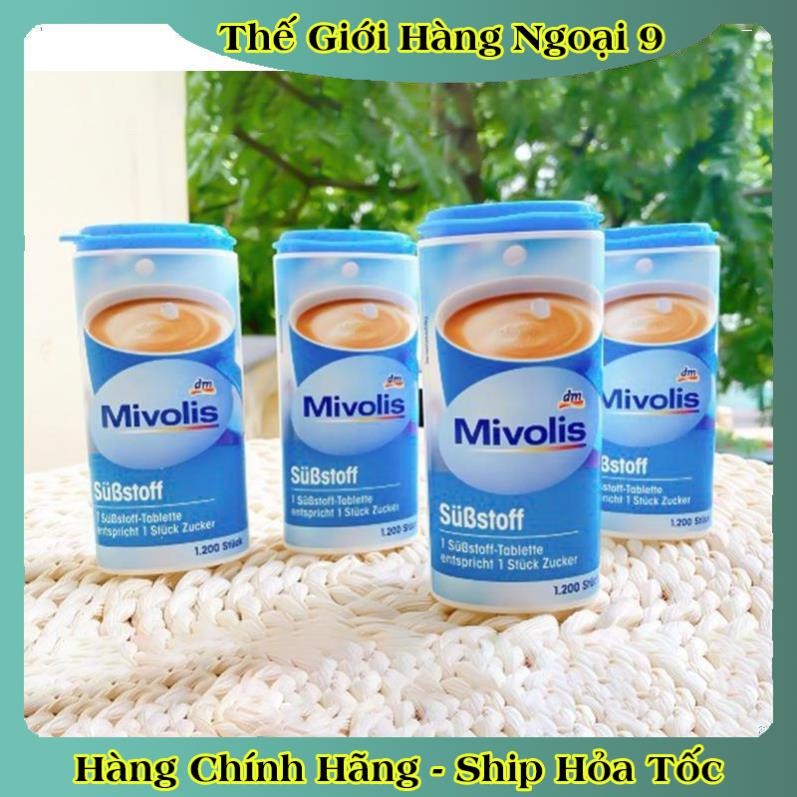 ĐƯỜNG ĂN KIÊNG MIVOLIS Substoff CHO KETO, DAS TIỂU ĐƯỜNG HỘP 1200 VIÊN của Đức -Date Mới Đủ Bill
