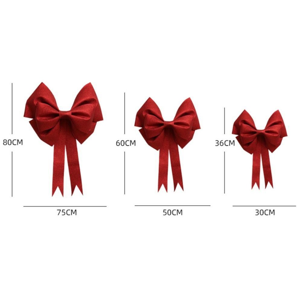 CAST Nơ Nút Nơ Bộ, 30 / 50 / 75cm Giáng Sinh Lớn Nơ Khổng Lồ, Đảng Nền Chất Liệu Bộ Handmade Giáng Sinh DIY Trang Trí Lễ Hội Trang Trí