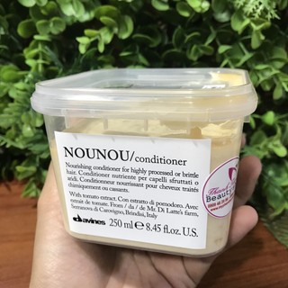 Dầu xả phục hồi tóc hư tổn Nounou Davines Conditioner 250ml ( New 2024 ) [ TN ]