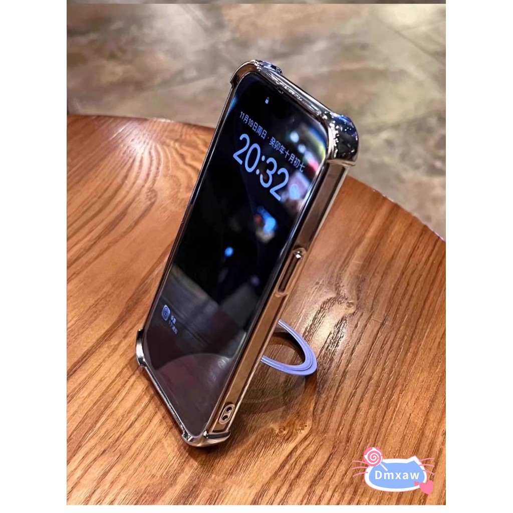 Ốp Mềm Sang Trọng Cho Xiaomi 17 Pro Max 15T Pro Xiaomi15T Xiaomi15TPro Vỏ Sạc Không Dây Chống Sốc Giá Đỡ Vỏ Điện Thoại