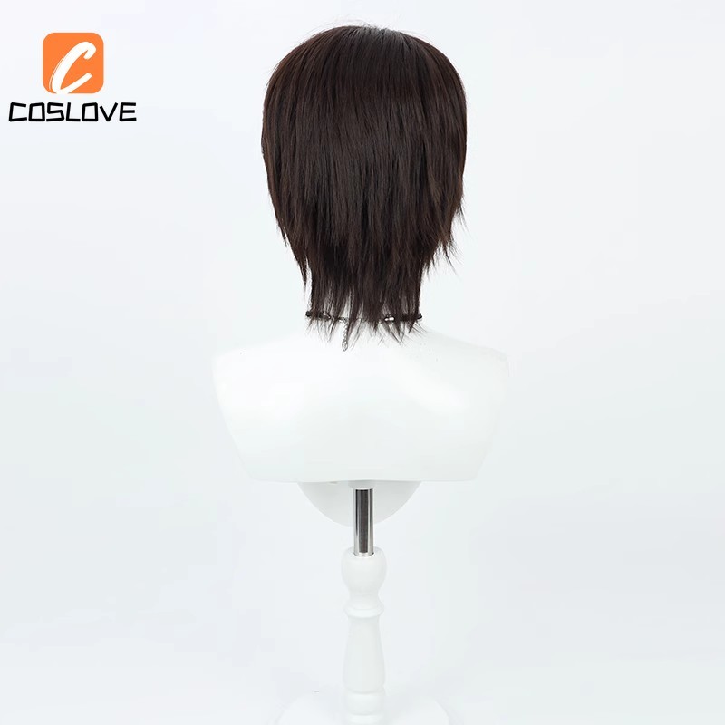 Anime Bleach Aizen Sosuke Cosplay Tóc Giả Phù Hợp Với Người Trang Phục Cosplay Ngắn Thẳng Tóc Giả Đạo Cụ Cos Tóc Giả