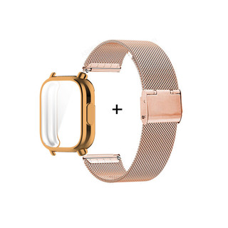 Ốp lưng 2in1 + Dây đeo bằng thép không gỉ Vỏ TPU mềm cho Redmi Watch 5 Active / Redmi Watch 5 Lite