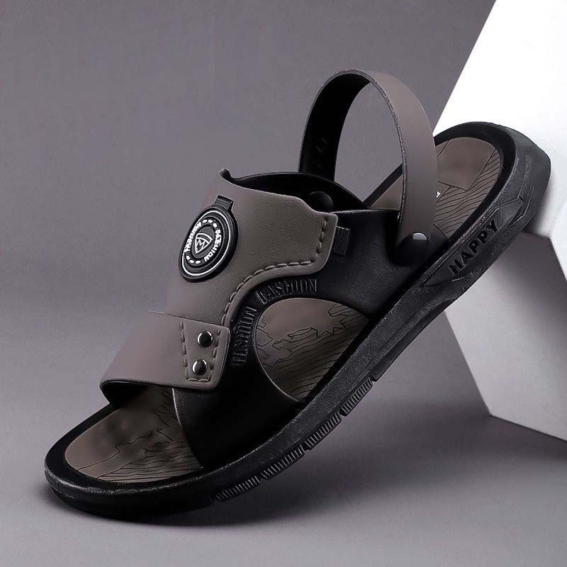 Giày sandal nam kiểu dáng sandal quai ngang sang trọng và bền bỉ