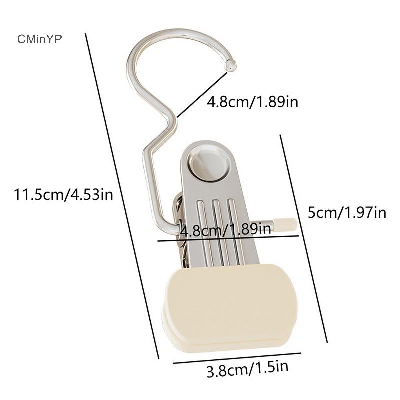 Cyp 5/10 Kẹp mở rộng tổ chức tủ quần áo, kẹp phơi có móc treo