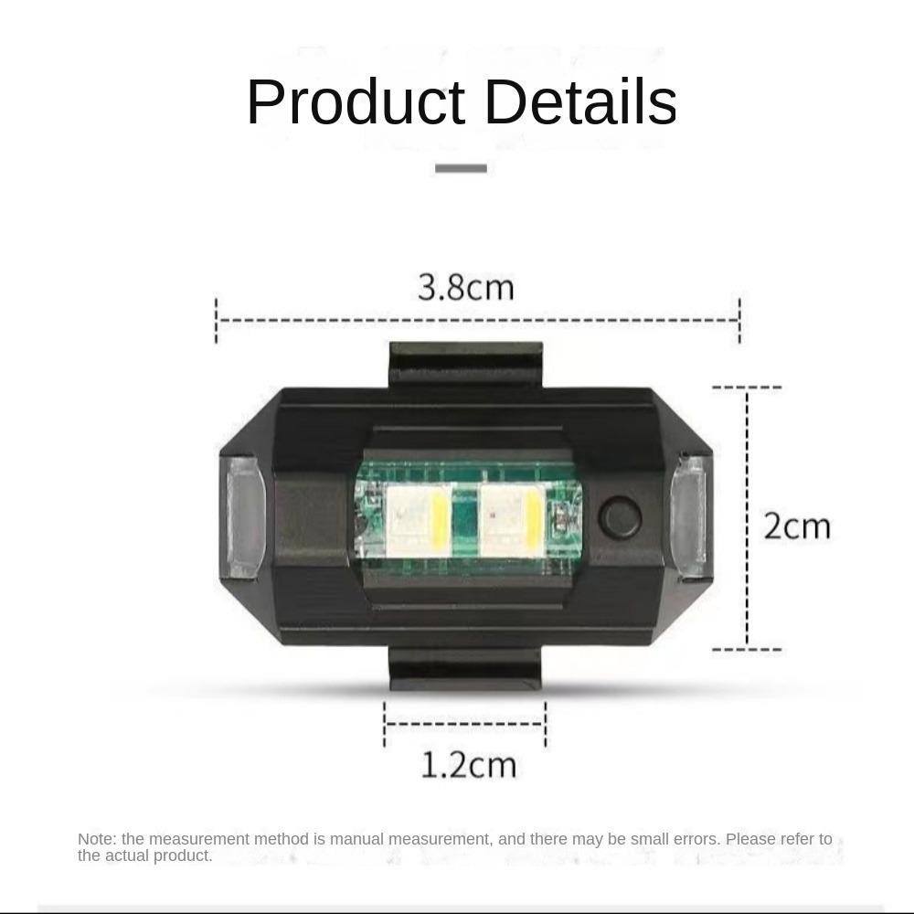 Đèn nhấp nháy máy bay không người lái ODAKA, Đèn cảnh báo sạc USB bảy màu, Đèn cảnh báo diều Flash khẩn cấp