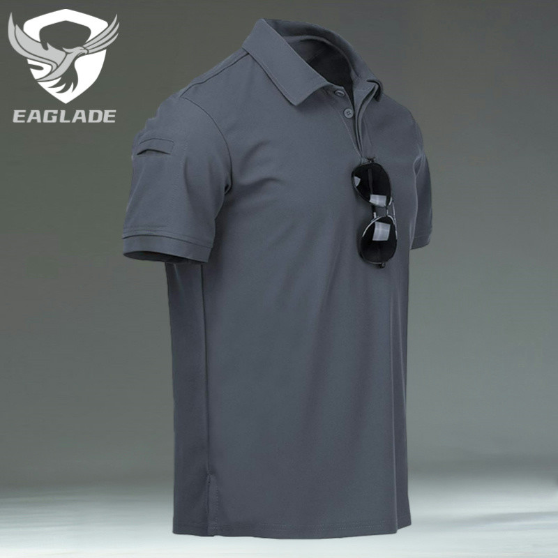 Áo Polo chiến thuật Eaglade cho nam IXP màu xám A01