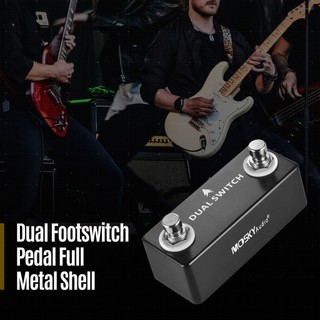 Moskyaudio Dual Switch Dual Footswitch Foot Switch Pedal Full Metal Shell