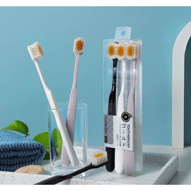 Set 3 Bàn Chải Siêu Mềm TOOTHBRUSH Nhật