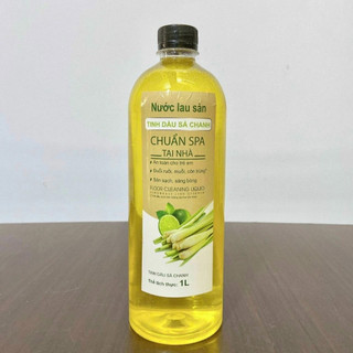 Nước Lau Sàn Spa Tinh Dầu Chanh Sả 1 Lit. Nước lau sàn tinh dầu sả chanh 100% organic sạch khuẩn