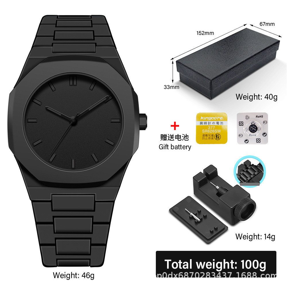 Đồng hồ nam cao cấp chống thấm nước Đồng hồ thạch anh nam nhựa nổ