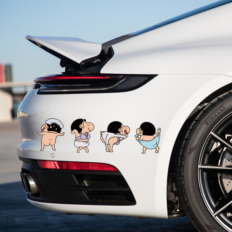 Nhãn dán Crayon Shin-chan chống nước dùng cho phòng tắm, xe hơi, xe máy, tủ lạnh, tường 09VI