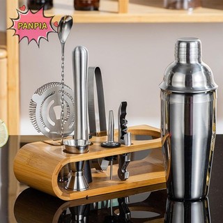 Pnpia 10 Chiếc Cocktail Shaker Bộ Thép Không Gỉ Cocktail Trộn Rượu Martini Shaker Đảng Thanh Dụng Cụ Boutique