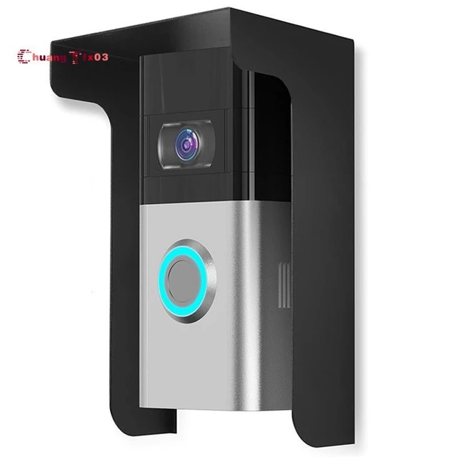 [Chuangtfx03] Chuông cửa che mưa chuông cửa Vỏ chống chói, Chuông cửa thép Bảo vệ nắp khóa thời tiết cho hầu hết các chuông cửa