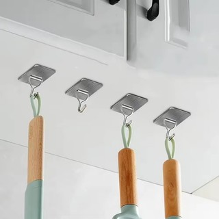 Thép không gỉ 304 Tự Dính Móc Treo Tường Hạng Nặng Cho Khăn Chìa Khóa Túi Treo Móc Chống Thấm Nước