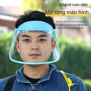 Khẩu trang bảo vệ phun thuốc trừ sâu, mặt nạ bảo vệ, tấm chắn mặt cắt, đánh bóng, chống bắn tung tóe, độ trong suốt cao, toàn mặt HL1X