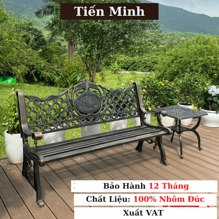 Ghế ban công Nhôm đúc Nhập khẩu Ghế ngồi ban công sang trọng Ghế sân vườn đẹp Ghế ngoài trời