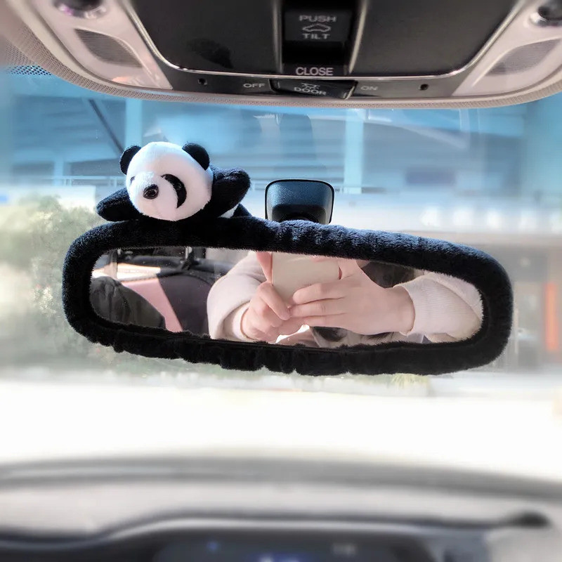 Kawaii Thỏ Xe Ô Tô Gương Chiếu Hậu Dễ Thương Phong Cách Hàn Quốc Nhân Vật Hoạt Hình Chống Trơn Trượt Gương Đáng Yêu Trang Trí An Toàn Đảo Ngược Hỗ Trợ Quà Tặng Cho Nữ Bé Gái Phụ Kiện Xe Hơi