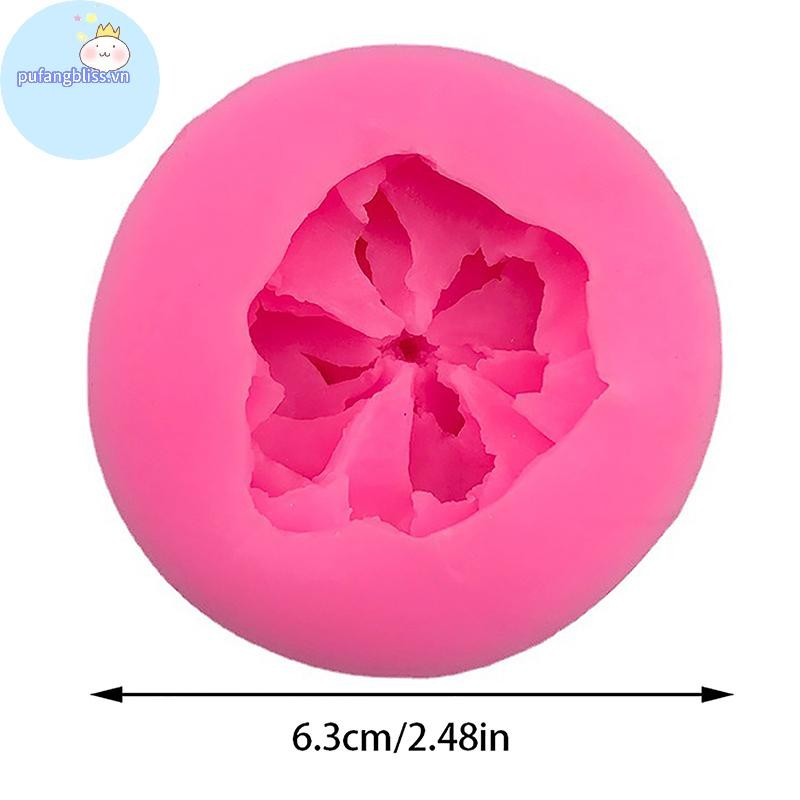 Pufangbliss 1 Khuôn Hoa Đẹp DIY Thạch Cao Nhựa Nghệ Thuật Silicon Mềm Fondant Khuôn Socola Xà Phòng Trang Trí Bánh Dụng Cụ Nướng Bánh VN