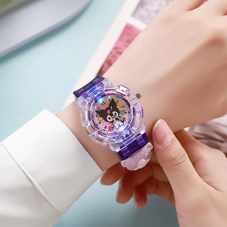 Children's watch, cute cartoon shape, pointer quartz watch for primary and secondary school students