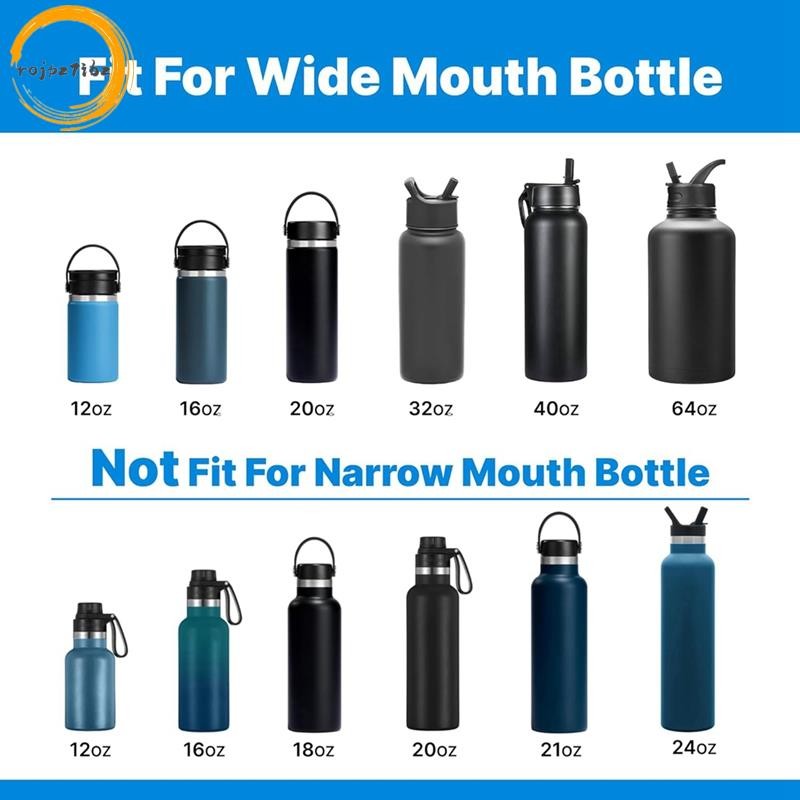 Nắp thay thế lật tự động cho bình thủy tinh 12 16 18 20 32 40 64oz Chai miệng rộng, Nắp nắp thay thế có khóa nút