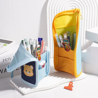Mới Hộp Đựng Bút Canvas Đựng Bút Kawaii Trung Học Cơ Sở Đồ Dùng Học Tập Bé Gái & Bé Trai Phong Cách Nhật Bản Đồ Dùng Học Tập Văn Phòng Phẩm
