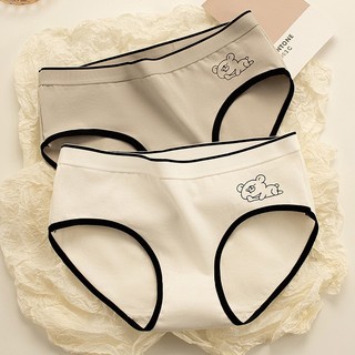 Quần lót nữ cotton cao cấp kháng khuẩn khử mùi họa tiết đơn giản dễ thương