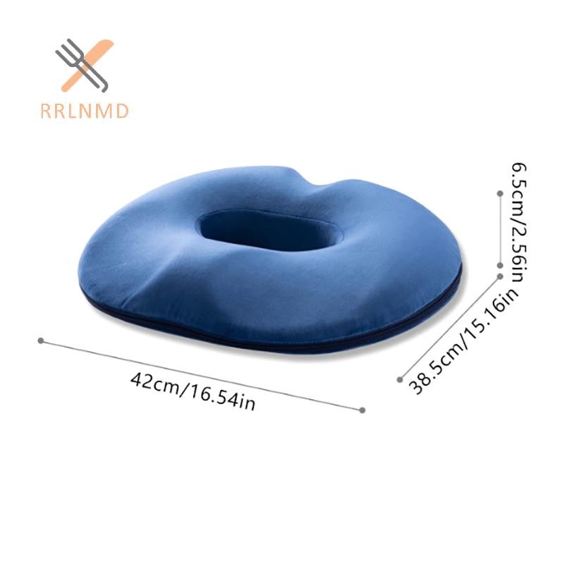 Rrlnmd 1 Chiếc Bánh Donut Gối Trĩ Ghế Đệm Xương Hậu Coccyx Ghế Chỉnh Hình Tuyến Tiền liệt Ghế Cho Bộ Nhớ Bọt Ghế Đệm MỚI