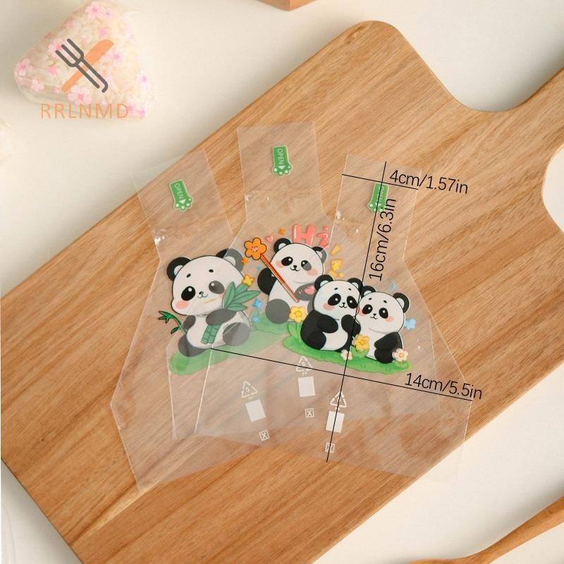 RRLNMD 50 / 100 Chiếc Gạo Tam Giác Nhật Bản Túi Đóng Gói Dùng Một Lần Nori Onigiri Túi Sushi Làm Sushi Khuôn Phụ Kiện Bento MỚI