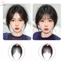 Phần giữa Fake Bangs Fringe Tổng hợp Topper Hairpiece Clip-In Bang Nối dài Đóng cửa vô hình tự nhiên