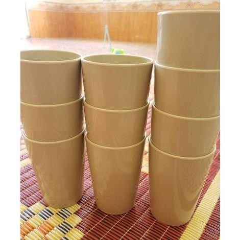 [SỈ IB ]Cốc Nhựa Phíp Thương Hiệu SONG LONG PLASTIC 8,9,10 (3 màu xanh, đen, kem),cốc nhựa dùng trong nhà hàng khách sạn