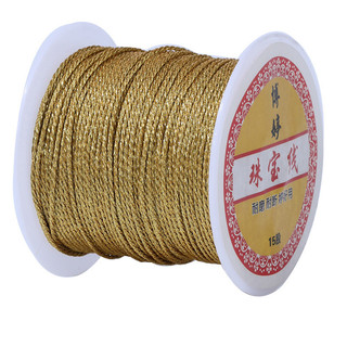 Chỉ vàng và bạc dùng làm dây bện, dây quấn vòng tay/vòng cổ, chỉ thẻ, vật liệu trang sức DIY