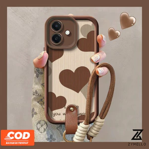 Ốp lưng OPPO Reno 13F Reno 13 Pro Reno 12 Reno11 F Reno 11 5G Reno 10 Reno 8T Reno 8Z Reno7 Reno8 Reno5 Realme C65 C61 C75 C55 C53 C51 Note 50 Note 60 Full màn hình dây buộc tình yêu sốc