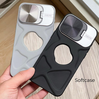 Giá đỡ bảo vệ camera mới Vỏ điện thoại silicon chống sốc tương thích với iPhone 16 Pro MAX 15 14 13 12 11 Pro MAX 14Plus 15plus 16plus 11pro có vỏ mềm từ tính
