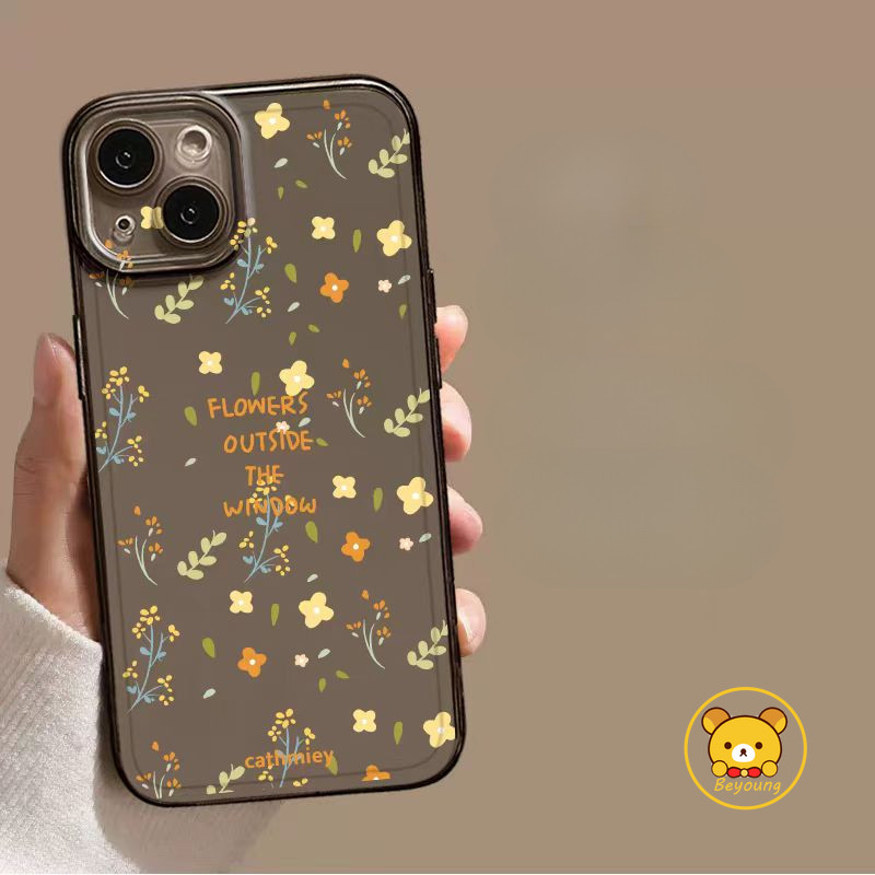 Ốp Điện Thoại Trong Suốt Hoa Tươi Nhỏ Phong Cách Hàn Quốc Cho Redmi 15C 15 A5 Note 15 14 Pro Plus K90 Pro Max K80 K70 Ultra K70E Turbo 4 Pro 5G 4G Hoa Mềm Vỏ Chống Rơi Thời Trang