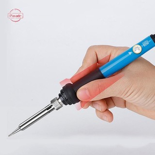 Diễu Hành Hàn Sắt Có Thể Điều Chỉnh Nhiệt Độ Điện Hàn Sắt Làm Lại Trạm Tay Cầm Nhiệt Bút Chì Hàn Dụng Cụ Sửa Chữa 60W VN