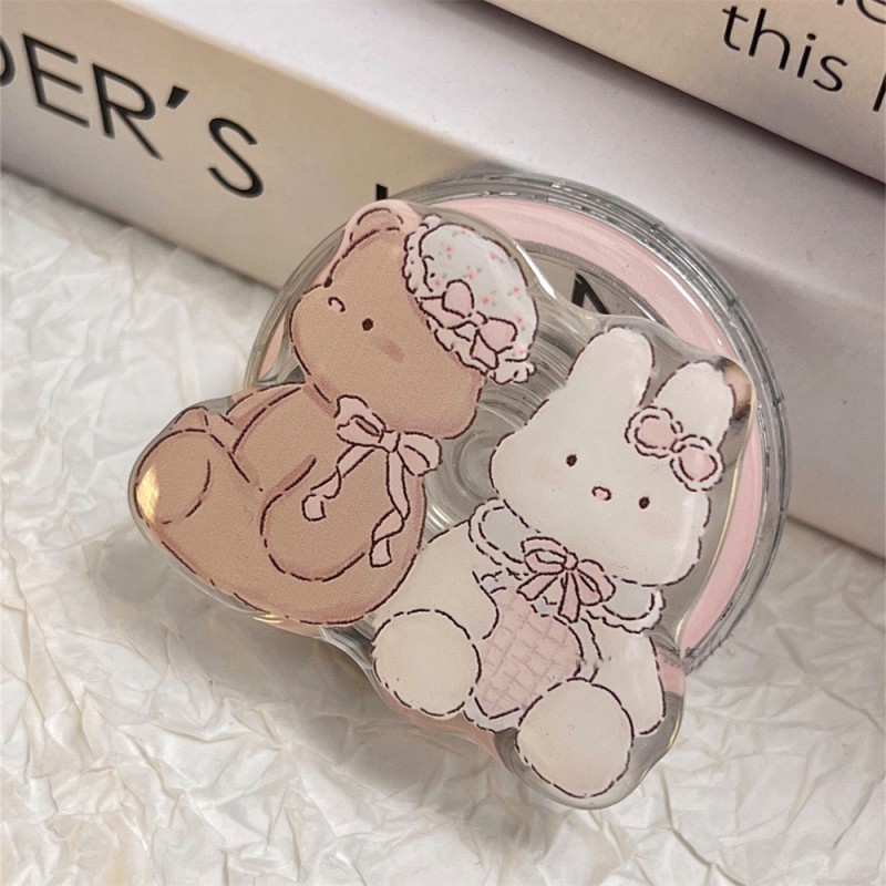 Hoạt Hình Dễ Thương Nghe Nhạc Mèo Cho Điện Thoại Từ Tính Griptok Giá Đỡ Điện Thoại Đa Năng Vòng Điện Thoại Grip Tok Cho IPhone Samsung