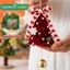 FUHUIOT Cây Giáng Sinh Pendat Chất Liệu Gói, Thủ Công Handmade Cây Giáng Sinh DIY Twist Stick, Twist Stick Mặt Dây Chuyền Hoạt Hình Sáng Tạo Sang Trọng Cây Giáng Sinh Thân Chất Liệu Bé Gái