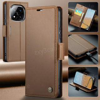 Ốp Lưng Cho Redmi Note 15 14 Pro Plus 4G 5G 2025 Lật Ví Da Từ Tính Vỏ Điện Thoại Cho Note15Pro + Note14Pro 14Pro 14Pro + 14ProPlus Khe Cắm Thẻ Vỏ Mềm TUP Chống Sốc