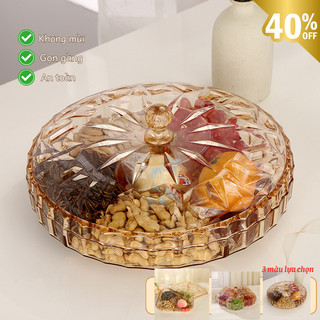 Khay Mứt Tết Bunnies House, Đựng Bánh Kẹo Trong Suốt, Đa Dạng Mẫu, Trang Trí Bàn Ngày Tết.