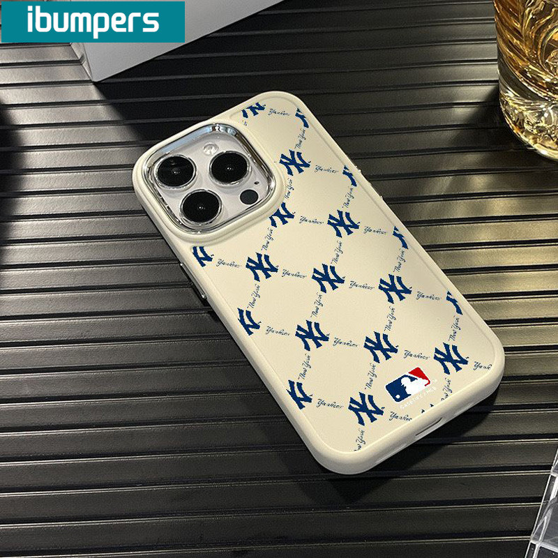 ibumpers Ốp Lưng IPhone MLB LOS ANGELES DODGERS Ốp Điện Thoại Silicon Mềm Sang Chảnh Chống Bẩn Chống Sốc Cho IPhone 16 15 14 12 13 11 Pro Max IP 7 8 Plus X XS XR